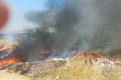 Villaların dibinde alevler yükseldi!