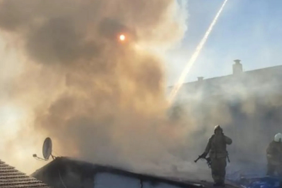 Ümraniye’de çakmakla oynayan çocuk yangın çıkardı