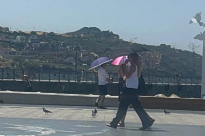 Bursa Gemlik'te şemsiyeler açıldı!