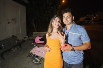 Evlenme teklifi karakolda bitti!