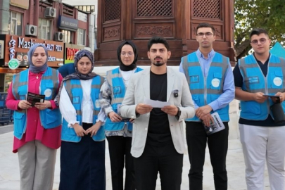 Osmangazi gençliği'nden broşürlü vicdan çağrısı!