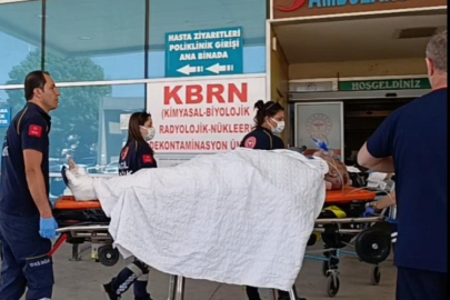 Bursa'da korkunç kaza! 7 metre yükseklikten düştü!