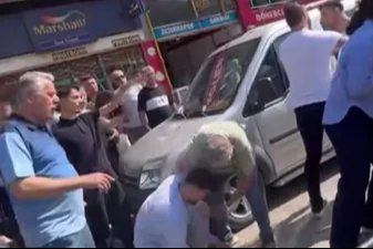 Karabük'te tornavidalı saldırı girişimi görüntülendi