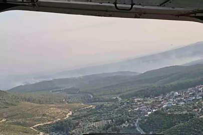 Manisa'da Orman Yangınına Hızlı Müdahale