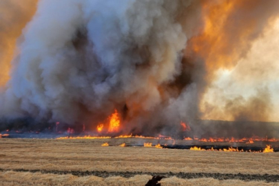 Bölge alev alev! 7 köy tahliye edildi...