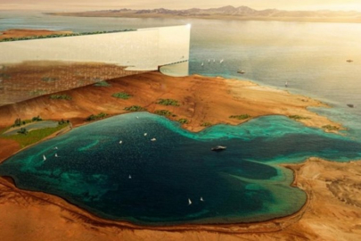 Çölü yaran proje! Dünyanın en büyük şantiyesinde çalışmalar tam gaz...