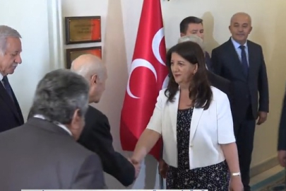 DEM Parti heyetinden Bahçeli'ye ziyaret