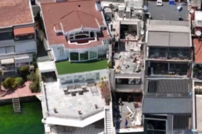 Lüks mekanlar yerle bir edildi!