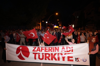 Yenişehir 15 Temmuz’da Yine Meydanlardaydı