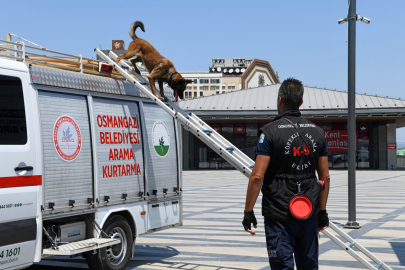 Osmangazi’de gerçek gibi deprem eğitimi