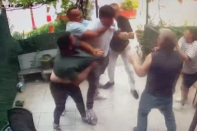 İş yerini bastı, yumruklar havada uçuştu!