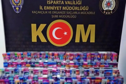Isparta'da kaçak elektronik sigara operasyonu: 1,8 milyon TL'lik ürün ele geçirildi