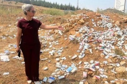 Arıza yapan aracını durdurdu gözlerine inanamadı! Kullanılmamış ne varsa atmışlar...