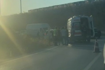 Bursa Mudanya yolunda trafik kazası!