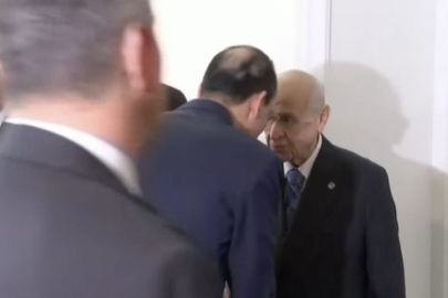 Devlet Bahçeli, İbrahim Kalın ile bir araya geldi