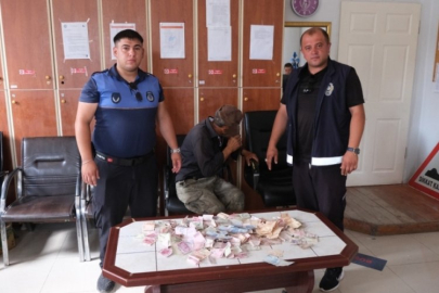 Dilencinin üzerinden çıkan para dudak uçuklattı!