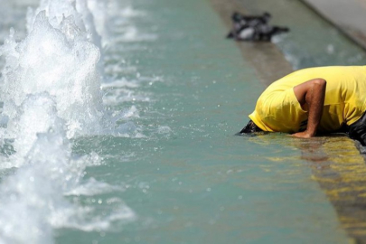 Araç termometresi yanıyor!