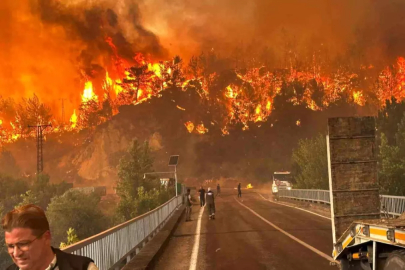 Safranbolu'daki Yangın Cep Telefonlarıyla Görüntülendi