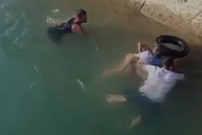 Adana'da küçük çocuk sulama kanalına düştü