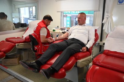 Başkan Karabatı’dan kan bağışı kampanyasına destek