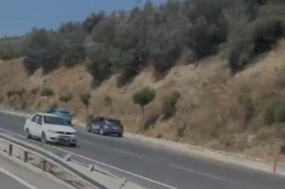 Bursa trafiğinde garip anlar!