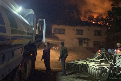 İnegöl Belediyesi'nden Yangın Bölgesindeki Söndürme Çalışmalarına Destek
