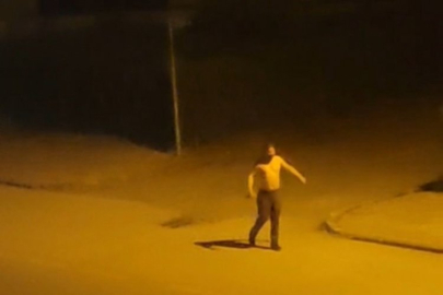 Sokak ortasında dehşet saçtı! "Adam olun lan, ben buradayım"