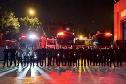 Bursa'da çıkan orman yangınlarına müdahale için Konya'dan destek ekip gönderildi