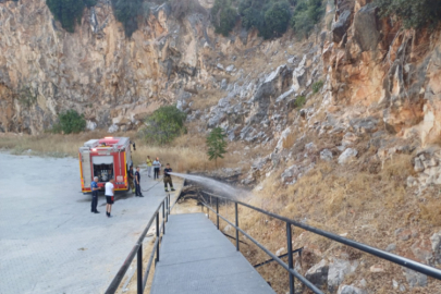 Bursa'daki yangına hızlı müdahale! Korkulan olmadı...