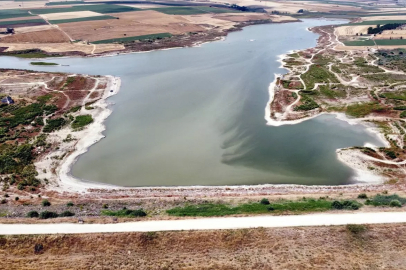 Tekirdağ'daki Türkmeneli Göleti'nde su seviyesi yüzde 5'in altına düştü