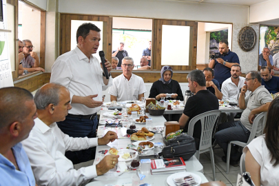 Başkan Erkan Aydın Küçükbalıklı’da vatandaşla buluştu