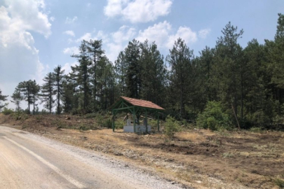 Bursa'da şoke eden görüntü! Her yer yandı orası yanmadı