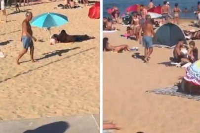 Görenler gözlerine inanamadı! Ülkenin cumhurbaşkanı halk plajında