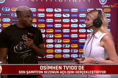 Victor Osimhen tv100'e konuştu: Evime döndüm, çok mutluyum