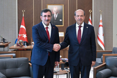 Yılmaz, KKTC Cumhurbaşkanı ile görüştü