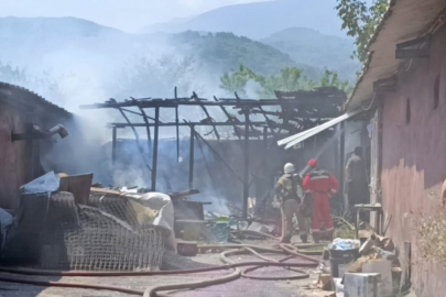 Bursa'da korkutan yangın!