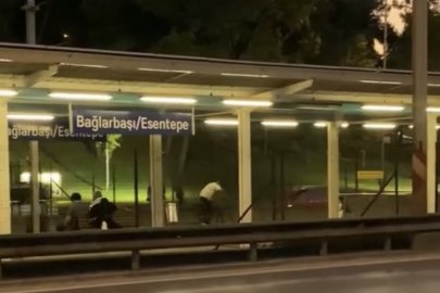 Bursa metrosunda akıllara durgunluk veren olay!