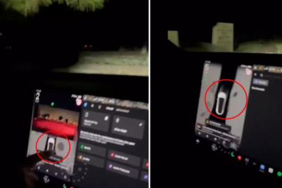 Görüntü Türkiye'den! Tesla ile mezarlığa girdi, ekranda çıkan uyarı şoke etti...