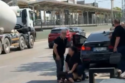 Bursa'nın göbeğinde eski eşinden kocasına meydan dayağı