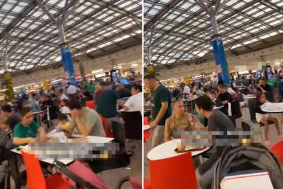 Yemek yiyen insanları çeken gurbetçinin videosuna tepkiler gecikmedi