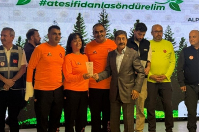 Bursa'da orman kahramanlarına teşekkür!