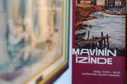 İş Bankası'nın 'Mavinin İzinde' Sergisi Gelibolu'da Sanatseverlerle Buluştu