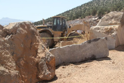 Konya'da mermer blok altında kalan maden mühendisi hayatını kaybetti