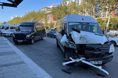 Zincirleme trafik kazasında 8 kişi hafif yaralandı