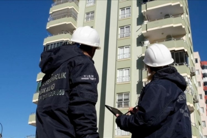 Bina hasar tespit sorgulama ve başvuru ekranı e-Devlet