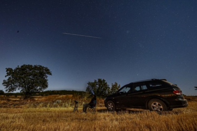Bursa'da meteor şöleni eşsiz anlar yaşattı...