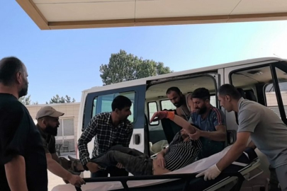 Bursa'da şantiyede korkutan anlar!