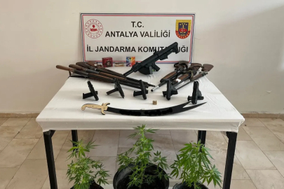 Antalya'da silah kaçakçılarına yönelik operasyon düzenlendi
