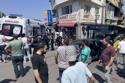 Bursa'da otobüs kazası!