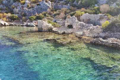 Gören hayran kalıyor! Sular çekilince şehir ortaya çıkıyor